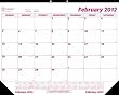 Brownline 2012 Monthly Desk Pad, 21.75 x 17-Inches (C1731)