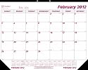 Brownline 2012 Monthly Desk Pad, 21.75 x 17-Inches (C1731)