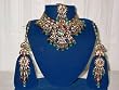 Goldplated Bridal Party Necklace Set Multi-colored Beads with Free Shipping