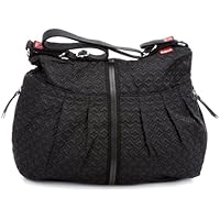 BabyMel Amanda Diaper Bag - Quilted Black