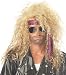 New Mens Heavy Metal 80s Rocker Motley Crue Costume Wig