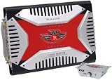 PYLE PLA-4280 Red Elite 1400-WATT 4-CHANNEL Bridgeable Mosfet Amplifier