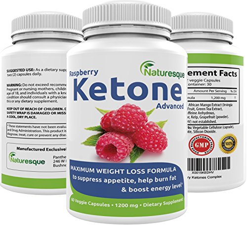 Raspberry Ketones Advanced - Maximum Weight loss formula - Suppresses appetite w/ Added Antioxidants: African Mango Extract, Green Tea Extract, Acai Fruit, Resveratrol, Apple Cider Vinegar - 60 Count! Raspberry Ketones Advanced - Maximum Weight loss formula - Suppresses appetite w/ Added Antioxidants: African Mango Extract, Green Tea Extract, Acai Fruit, Resveratrol, Apple Cider Vinegar - 60 Count!