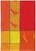 Waffle Weave 100% Cotton Chili Peppers Orange Dishtowel 18" X 28" Set / 6