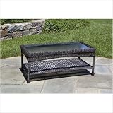 Amelia Rectangular Coffee Table in Sable Brown