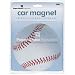 Baseball Die-Cut Car Magnet