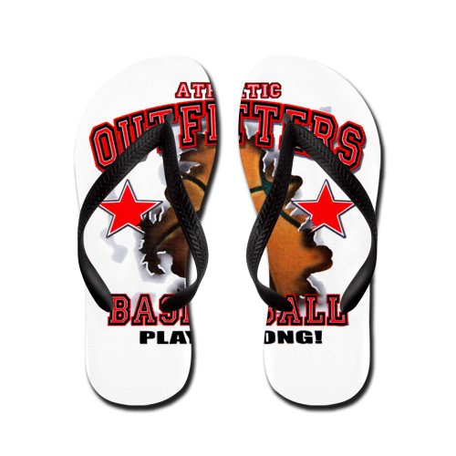 Artsmith, Inc. Kid's Flip Flops (Sandals) Athletic Outfitters Basketball Play Strong - Medium