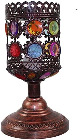 Creative retro table lamps/Bedroom bedside lamp/Bar warm decorative light-H