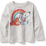 オールドネイビー OLD NAVY/ ディズニーパレスペットグラフィックティ BC02ライトHTHRグレー トップス長袖Tシャツ 2歳【並行輸入】