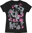 The Breakfast Club Scrapbook 1984 Black Junior's T-Shirt Tee