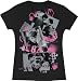 The Breakfast Club Scrapbook 1984 Black Junior's T-Shirt Tee