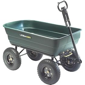 Tricam GOR108-SC Gorilla Carts 1000-Pounds Capacity Dumping Cart by Tricam