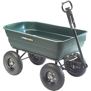 Tricam GOR108-SC Gorilla Carts 1,000-Pound-Capacity Dumping Cart by 