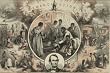 Emancipation Engraving, Saluting Abraham Lincoln, by Thomas Nast, ca. 1865 - Photographic Print from the Library of Congress Collection