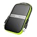 Silicon Power 4TB Armor A60 Shockproof Portable Hard Drive - USB3.0 - Black/Green Edition