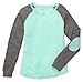 Boxercraft Preppy Patch Slub Longsleeve T-Shirt, Youth/Girls Sizes