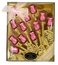 Say I love you with Chocolate Roses! - White Chocolate