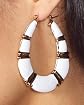 Enamel Bamboo Earrings Product Image