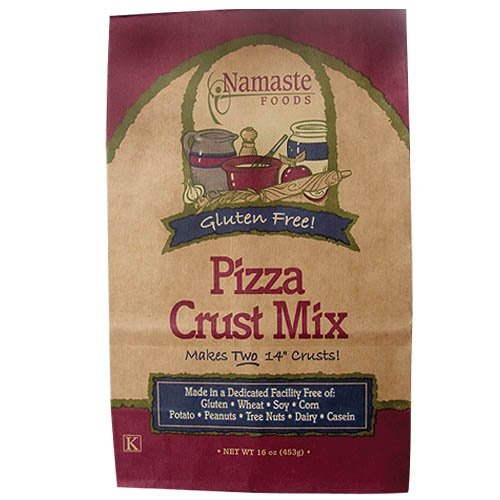 Namaste Foods, Gluten Free Pizza Crust Mix, 16-Ounce Bags (Pack of 6)