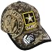 US ARMY STRONG LICENSED SEAL MILITARY CAMO BLK HAT CAP