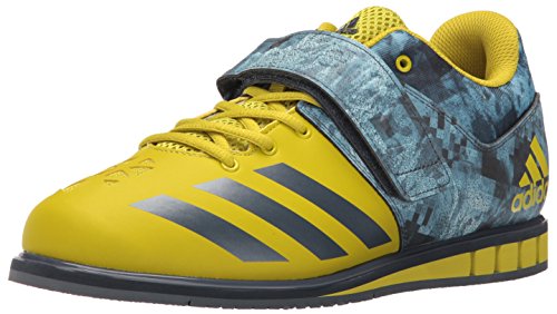adidas Performance Men's Powerlift.3 Cross-Trainer Shoe, Unity Lime/Unity Blue/Unity Lime, 8 M US