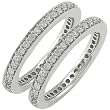 1.00ctw Diamond Pave Set Eternity Bands (SET OF 2)
