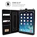 Snugg Apple iPad Mini & iPad Mini 2 Case - Leather Smart Cover With Card Slots (Black)