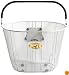 Nantucket Bike Basket CompanySurfside Collection Mesh Wire Adult Bike Basket with Quick Release (White)