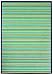 BAMBUSTEPPICH BLAU - BLUE BAMBUS TEPPICH BAMBOO 60 x 90 CM