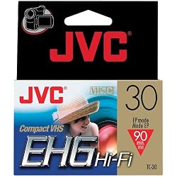 JVC TC30EHGDU 30-Minute Vhs-C Video Tape (Single)