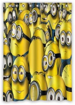 Daniellestore Custom Minion Window Curtain Drapery/Panels/Treatment Polyester Size 52w x 72h inches(One Piece)