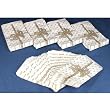 500 Silver Bow Paper Gift Bags Shopping Tote Sales Bag 4 x 6"