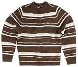 DC Almas Men's Sweater - Dark Espresso Stripe