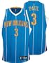 Chris Paul Teal adidas NBA 2009-2010 Authentic New Orleans Hornets Jersey