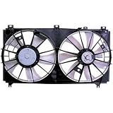 06-08 LEXUS IS350 IS-350 (W O RESERVOIR) AC CONDENSER + RADIATOR COOLING FAN (W ...