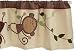 Carter's Monkey Bars Valance, Chocolate, 60 X 14