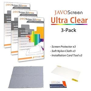 TomTom Go 910 JAVOScreen 2.0 Ultra Clear Screen Protector (3-Pack)