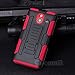 Nokia Lumia 640 XL Case, Cocomii® [HEAVY DUTY] Robot Case *NEW* [ULTRA FUTURE ARMOR] Premium Belt Clip Holster Kickstand Bumper [MILITARY DEFENDER] Full-body Rugged Dual Layer Cover (Black/Red) ★★★★★