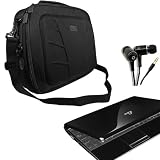 Deluxe Portable 7 - 10 inch DVD Player Travel Kit with Convenient Car Mount System - includes Sonic Alloy Noise-Isolation Earbuds with Child Safe Design