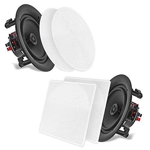 Pyle Ceiling Speakers Stereo Home Theater Speakers In Wall