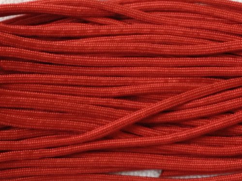 100FT Type III Imperial Red Paracord 550 Parachute Cord 7 Strand Made In USA