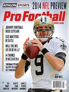 2014 Athlon Sports NFL Pro Football Magazine Preview- New Orleans Saints Cover