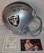Ken Stabler Autographed/Hand Signed Oakland Raiders Full Size Deluxe Replica Football Helmet with SB