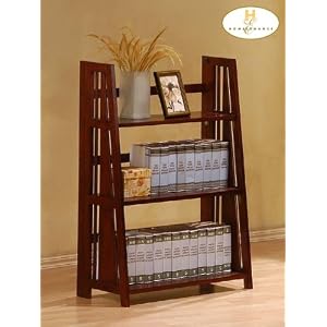 Home Elegance 634-11 Cherry Bookcase by Home Elegance