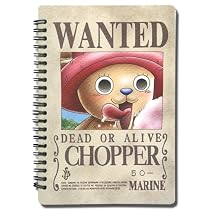 One Piece Chopper Wanted Poster Notebook