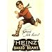 1353 EXTRA LARGE HEINZ OVEN BAKED BEANZ METAL ADVERTISING WALL SIGN RETRO ART