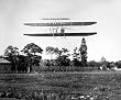 Dawn of Aviation - Wright Machine in Flight - 16x20-inch Photographic Print from the Library of Congress Collection