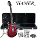 Hamer SATFW-DCB Dark Cherry Burst,Electric Guitar with GO-DPS Planet Waves Shredder Pick Pack PW-SHR