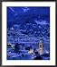Innsbruck at Night, Austria Framed Photographic Poster Print by Walter Bibikow, 28x34