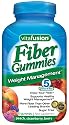 Vitafusion Fiber Gummies Weight Management, 90-Count Bottle